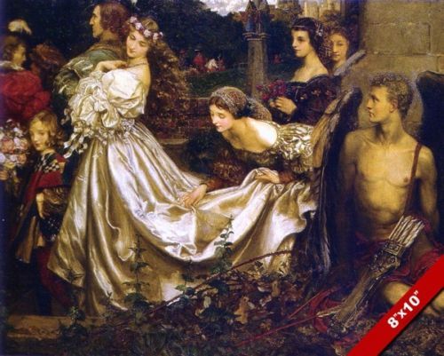 500x401 Wedding Procession Bride Groom Amp Cupid Classic Painting Art Real - Prints Of Classic Painting