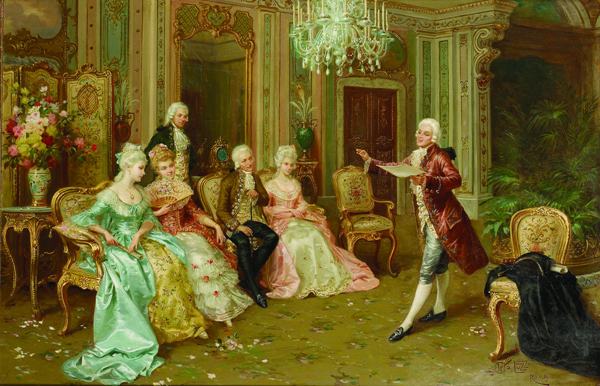 600x386 Free Shipping Classic Girl Reading Poetry Canvas Prints Court - Prints Of Classic Painting