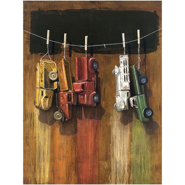 600x600 Americana, Classic American Toys In Prints By Richard Hall - Prints Of Classic Painting