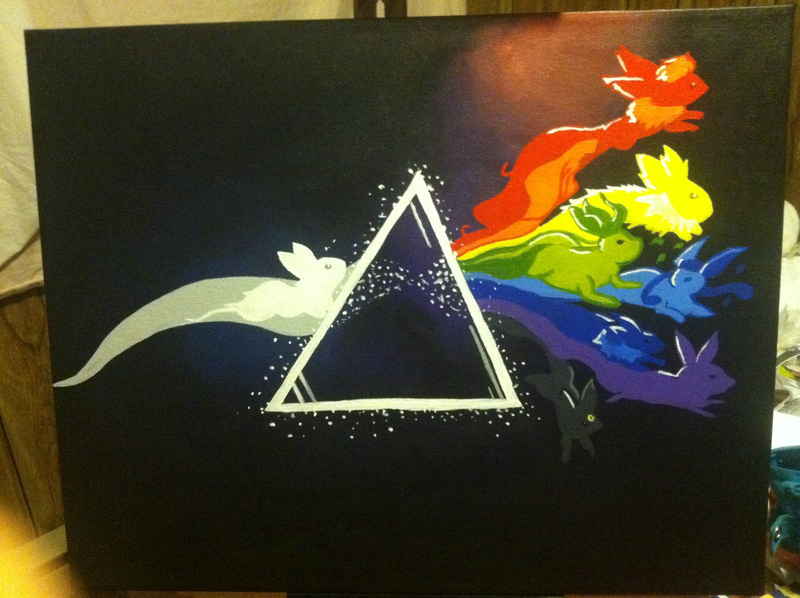 2592x1936 My Take On The Eevee Prism I Painted For A Friend's Christmas - Prism Painting