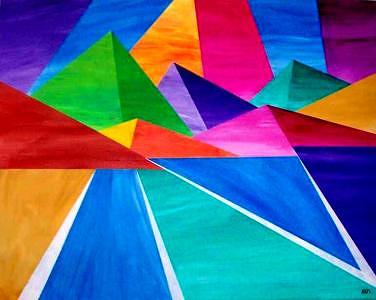376x300 Pacific Prism Painting By Renee Nemerov - Prism Painting