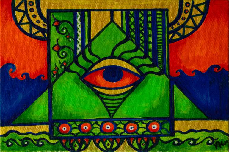 770x513 Saatchi Art A Look Through The Ages The Prism Of Life Painting - Prism Painting