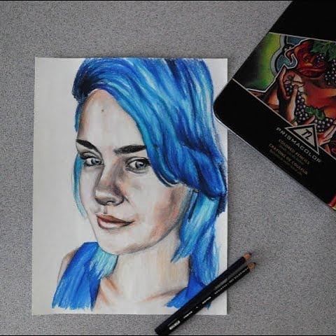 480x480 Thequeenofneverland Prismacolor Drawing! I Recorded This - Prismacolor Painting