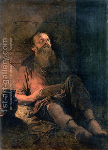 435x600 In Prison Mihaly Von Zichy Reproduction 1st Art Gallery - Prison Painting