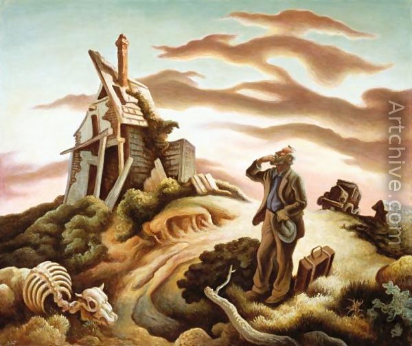 600x504 Thomas Hart Benton The Prodigal Son Paul Kuritz - Prodigal Son Painting