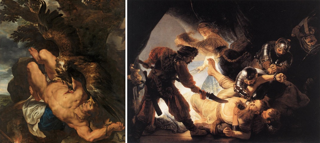 1087x489 Rembrandt Curated Rembrandthuis - Prometheus Bound Painting