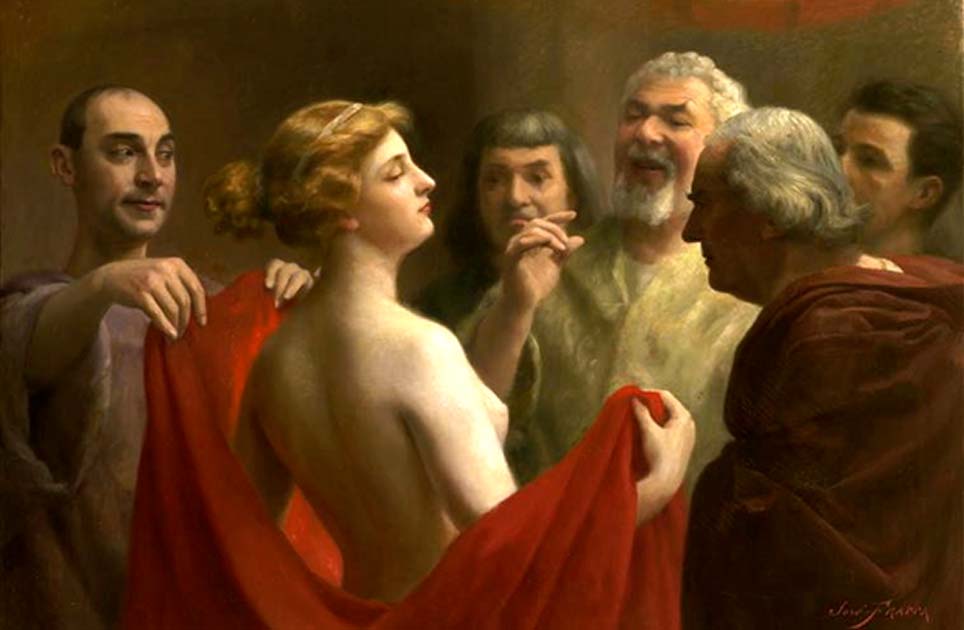 964x630 Phryne, The Ancient Greek Prostitute Who Flashed Her Way - Prostitute Painting