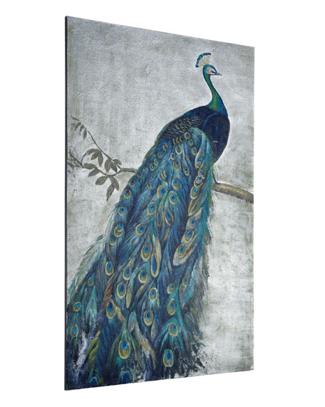 456x570 Proud Peacock Original Painting - Proud Peacock Painting