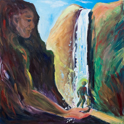 250x250 Psalm 23 Paintings - Psalm 23 Painting