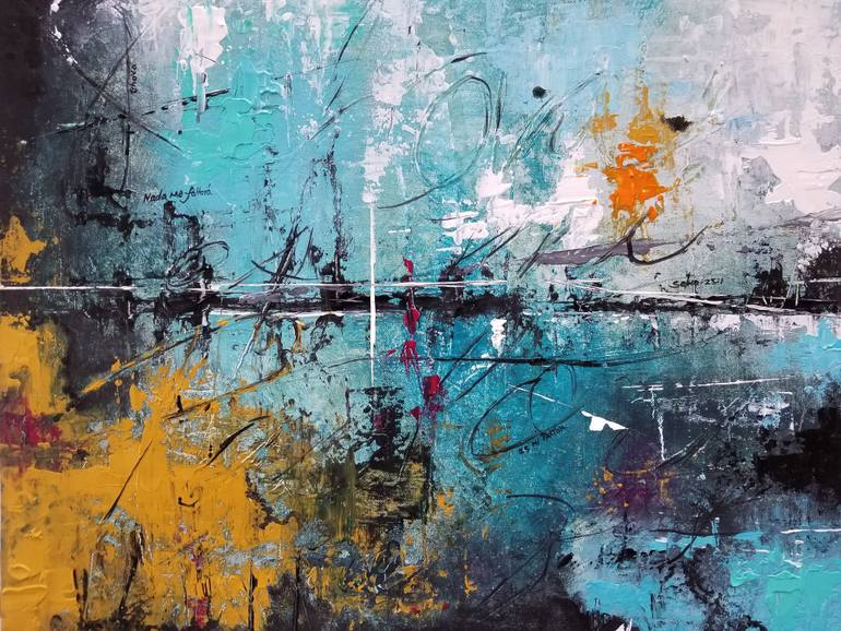 770x578 Saatchi Art Psalm 23 Painting By Yarelies Nieves - Psalm 23 Painting