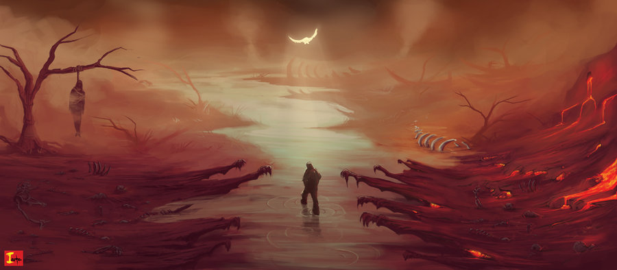 900x394 Psalm 234 By Artofjosevega - Psalm 23 Painting