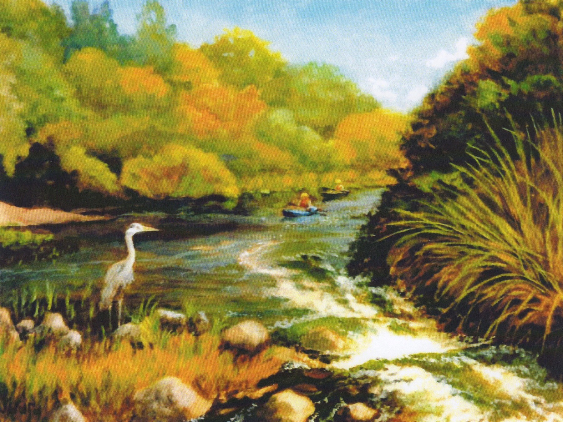 1800x1350 Rivers River Boat Painting Rowing Live Wallpaper Android ~ Rivers - Psp Painting