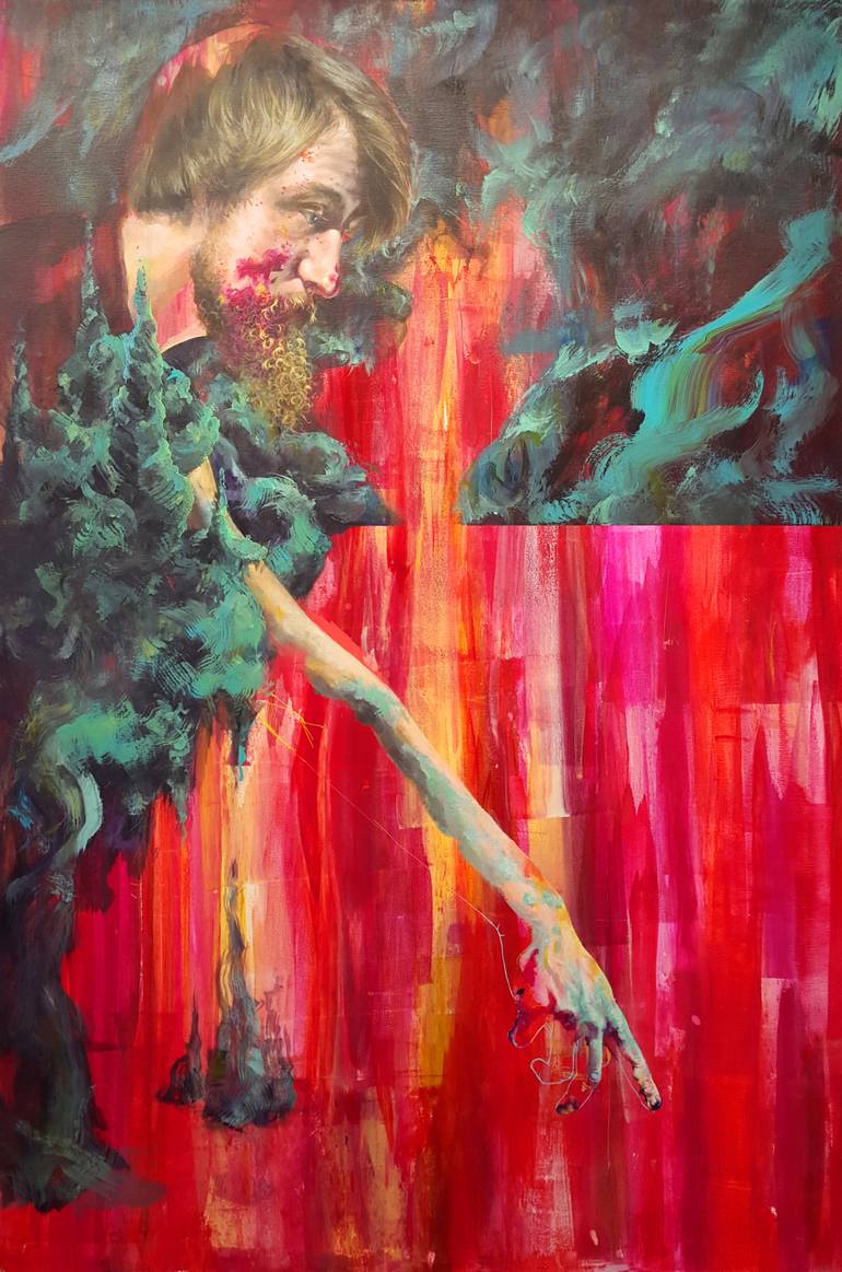 770x1163 Saatchi Art Rising Painting By H E Ramage - Psp Painting