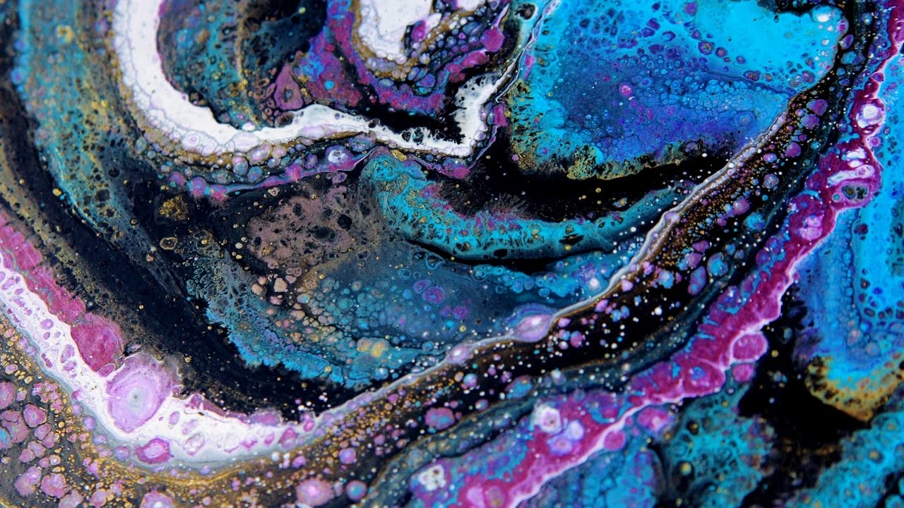 1280x720 Fluid Painting - Psychedelic Painting