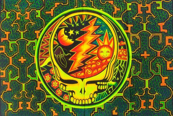 600x402 Grateful Dead Uv Painting - Psychedelic Painting