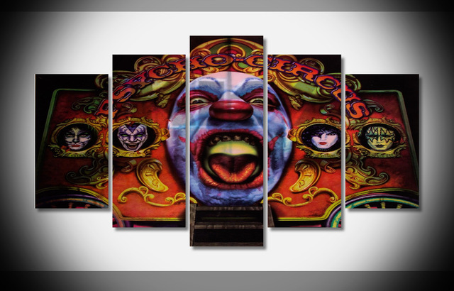 640x410 6630 Kiss Psycho Circus Original 1998 Lenticular Poster Framed - Psycho Painting