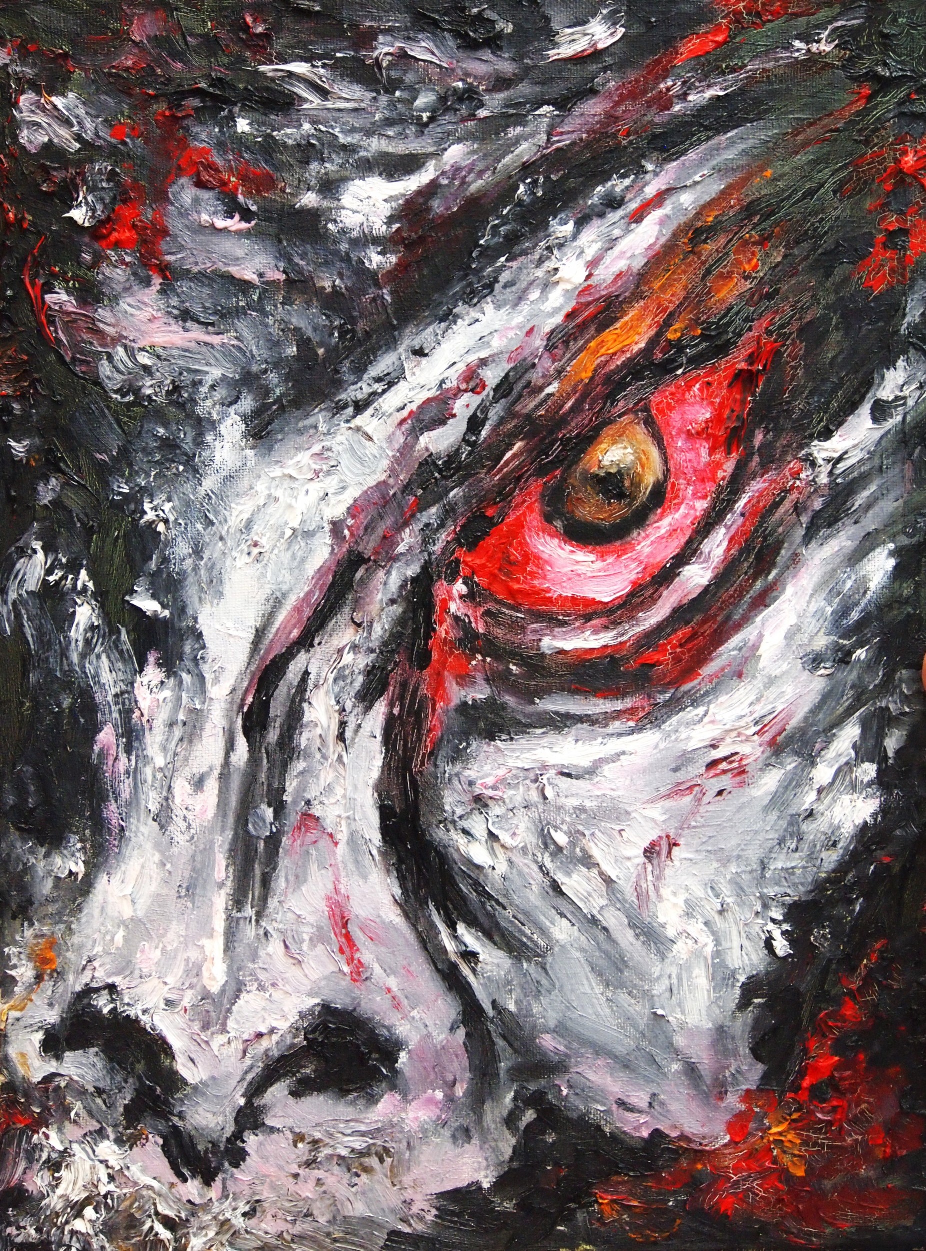 1852x2500 Psycho - Psycho Painting