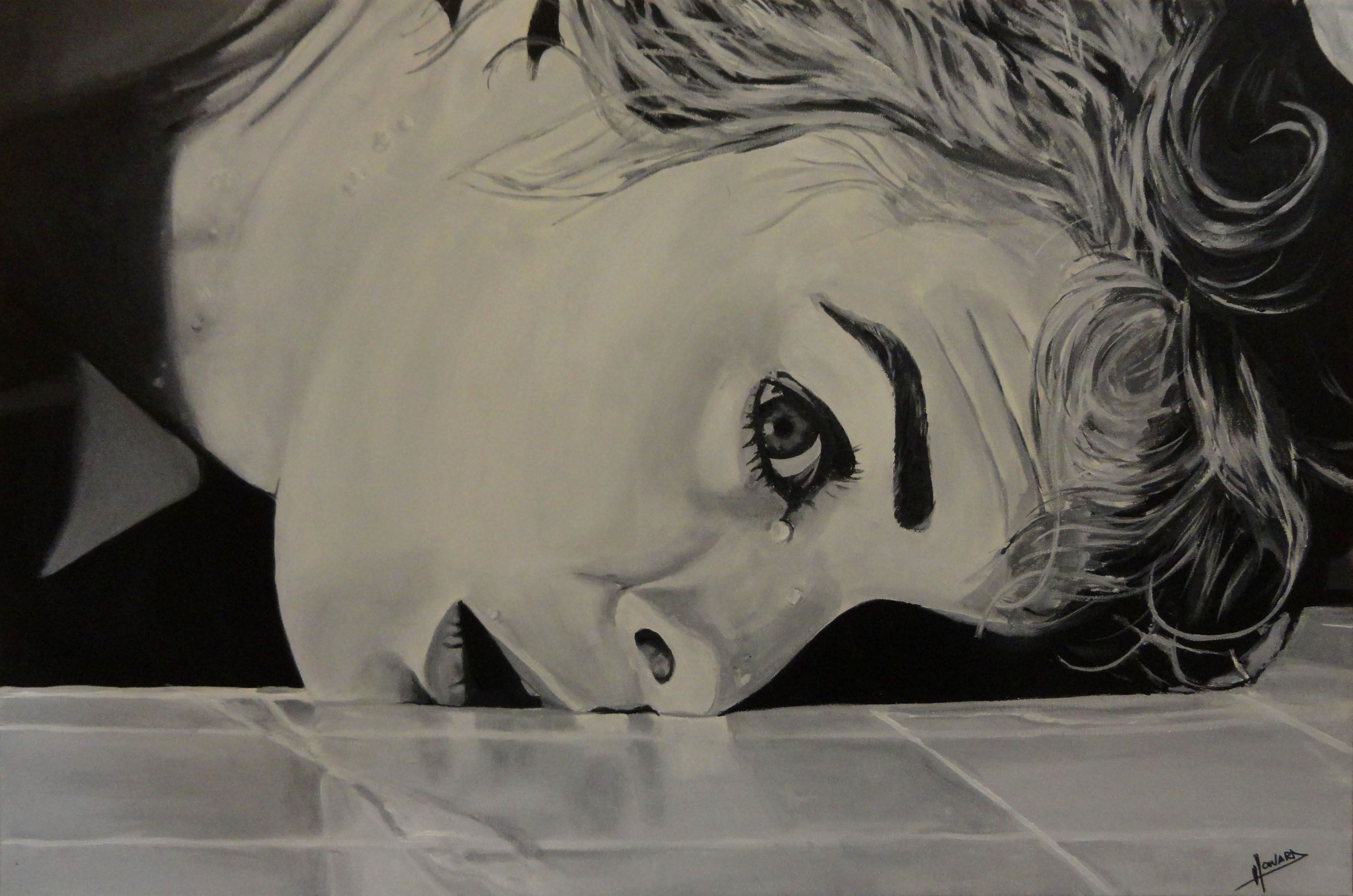 2718x1800 A Private Island - Psycho Painting