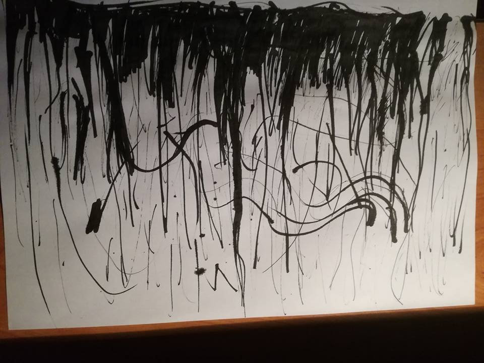 960x720 Sad Psycho Painting By Ladyvlaew - Psycho Painting