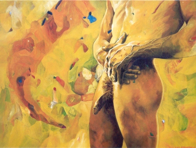 640x483 Luis Formaiano Artwork Dense Matter Original Painting Acrylic - Psychology Painting