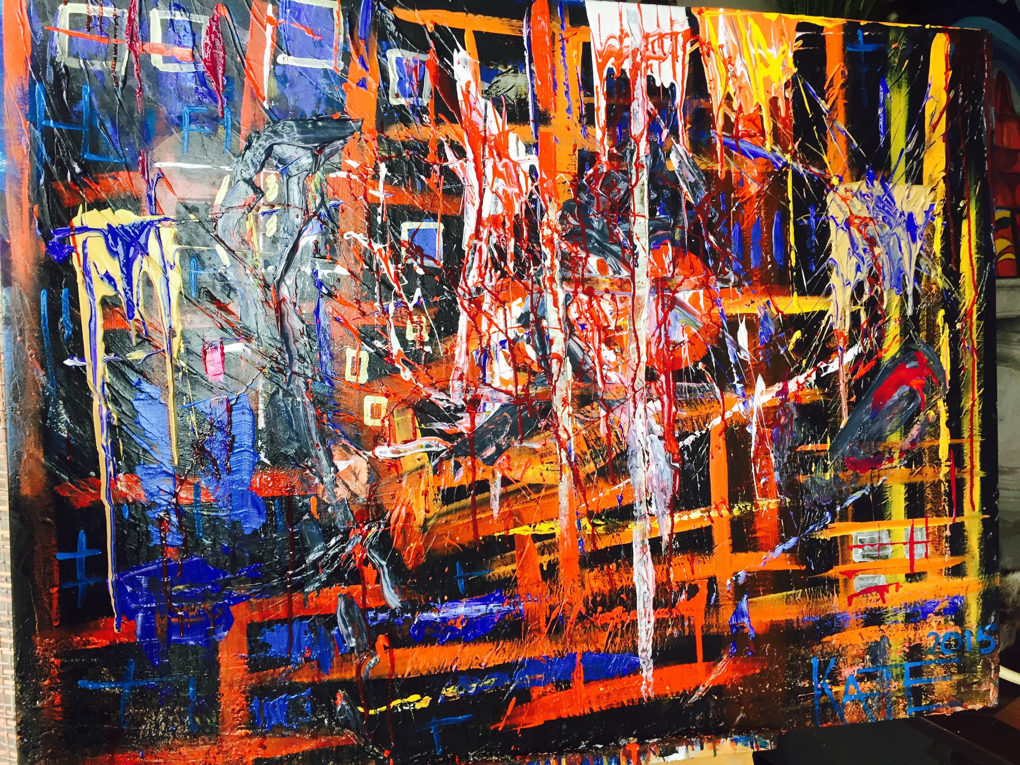 3264x2448 Ptsd Painted The Hurtin Side Kate Gillie Art - Ptsd Painting