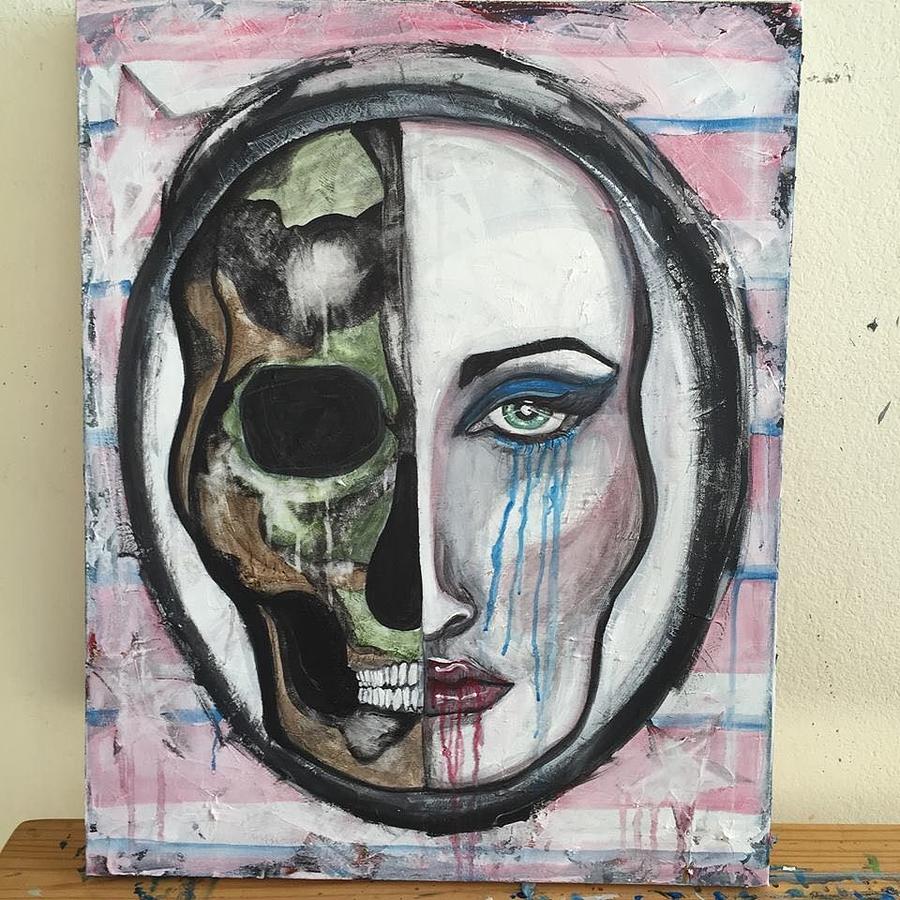 900x900 Ptsd Painting By Judith Avans - Ptsd Painting