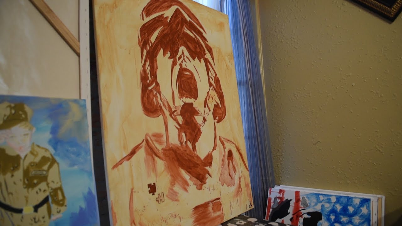 1280x720 Ssgt Natalie Lopez Art As Ptsd Therapy - Ptsd Painting