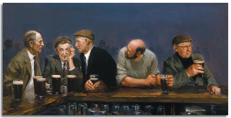 738x378 Martin Driscoll Irish Paintings - Pub Painting