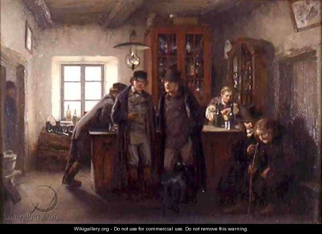 640x464 Peasants In The Pub - Pub Painting