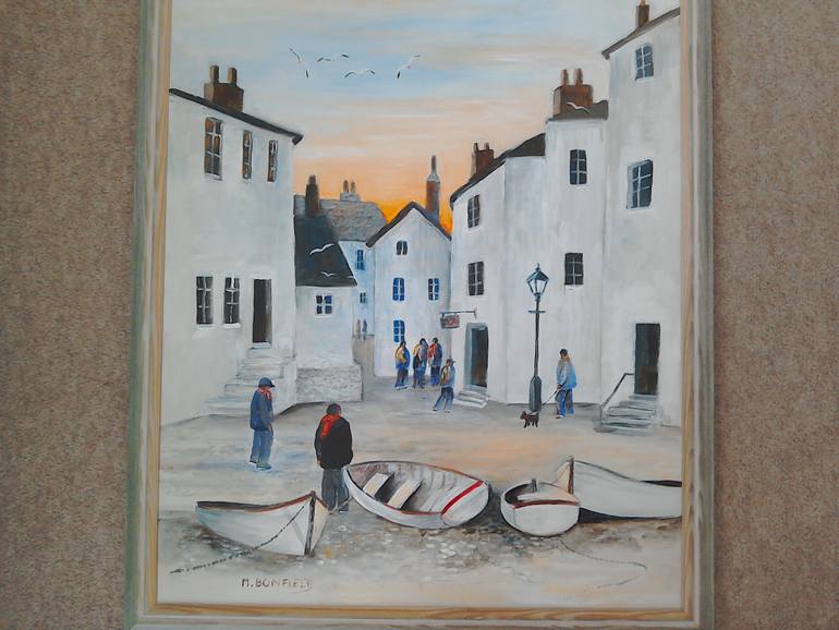 770x578 Saatchi Art To The Pub Painting By Maureen Bonfield - Pub Painting