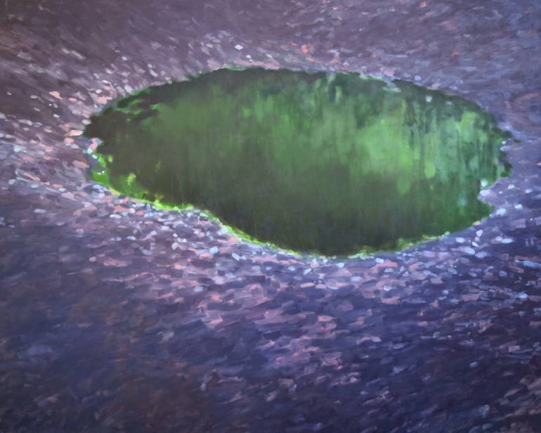 770x616 Saatchi Art Puddle Painting By Eleriin Ello - Puddle Painting