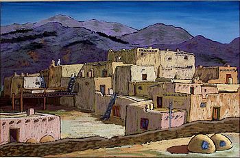 350x231 Taos Art Colony - Pueblo Painting