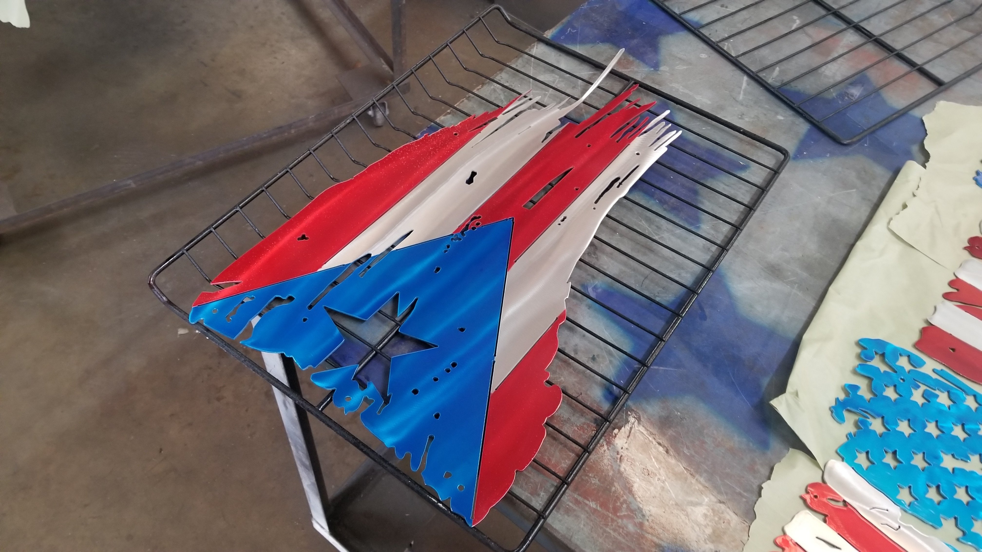 Puerto Rican Flag Painting At Paintingvalley Com Explore