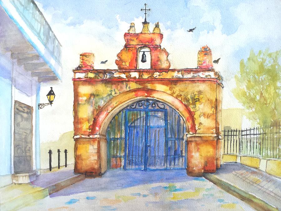 900x675 Capilla Del Cristo Puerto Rico Painting By Carlin Blahnik - Puerto Rico Painting