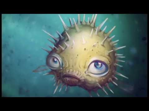480x360 Cute Puffer Fish - Puffer Fish Painting