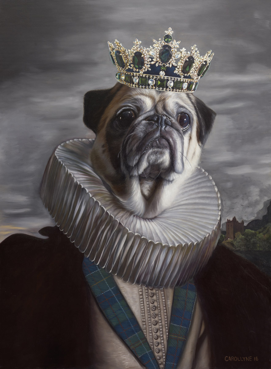 882x1200 Painting Lord Rocco The Pug, Aka Mr. Puggums. The Art - Pug Painting