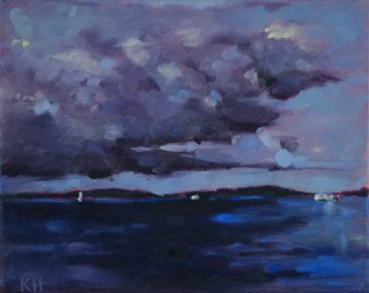 340x270 Puget Sound Painting Etsy - Puget Sound Painting