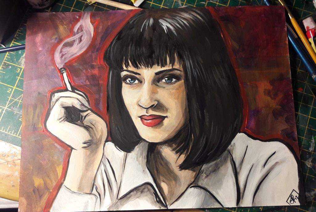 1024x688 Pulp Fiction Art Amino - Pulp Fiction Painting