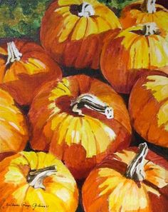 236x297 Pumpkins Original Oil Painting On Canvas By Lauradallagata On Etsy - Pumpkin Art Painting