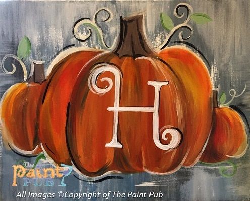 495x397 Pumpkin Painting On Canvas - Pumpkin Art Painting