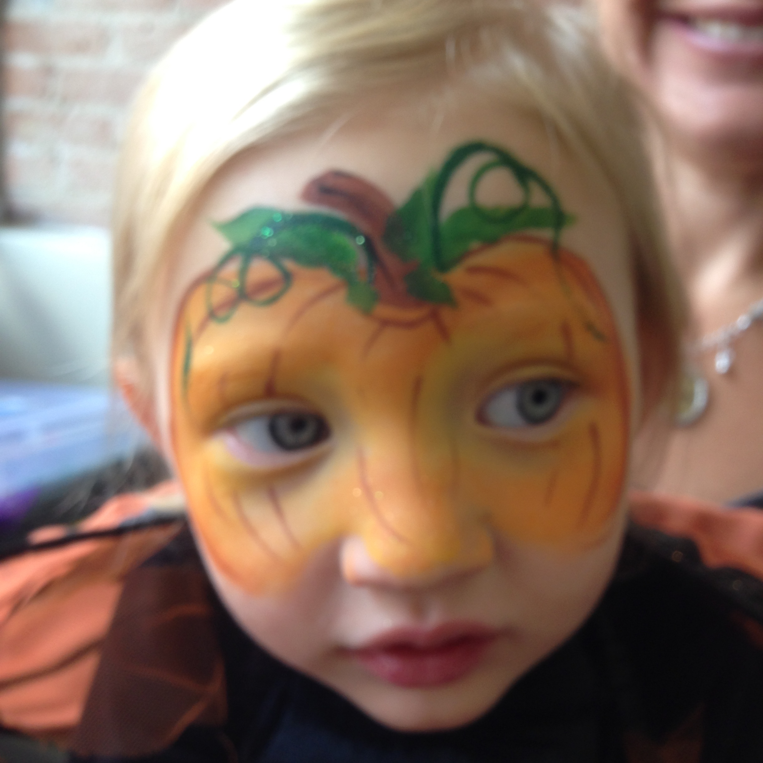 2448x2448 Halloween Face Painting - Pumpkin Face Painting