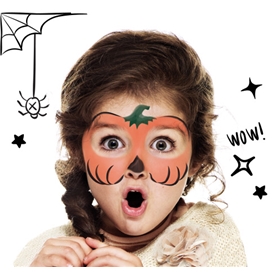 280x280 Pumpkin Face Paint Beginners Guide Snazaroo - Pumpkin Face Painting