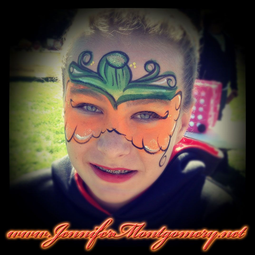 1073x1073 Fall Face Painting Designs - Pumpkin Face Painting