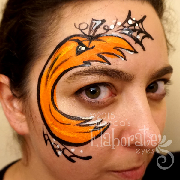 600x600 Fall Festival Amanda's Elaborate Eyes Face Amp Body Painting - Pumpkin Face Painting