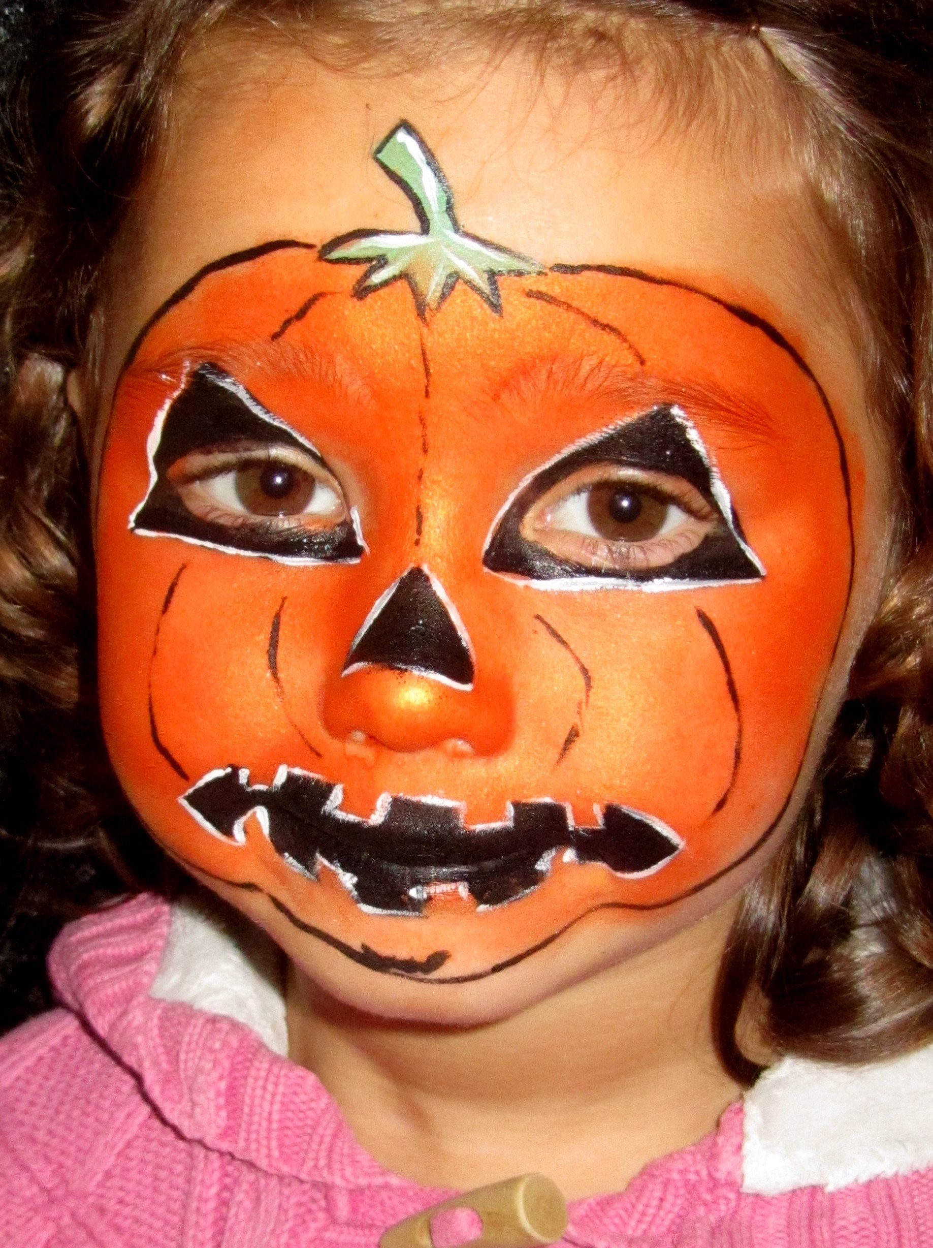 1837x2456 Halloween Face Paint Design Ideas [Celebration] - Pumpkin Face Painting