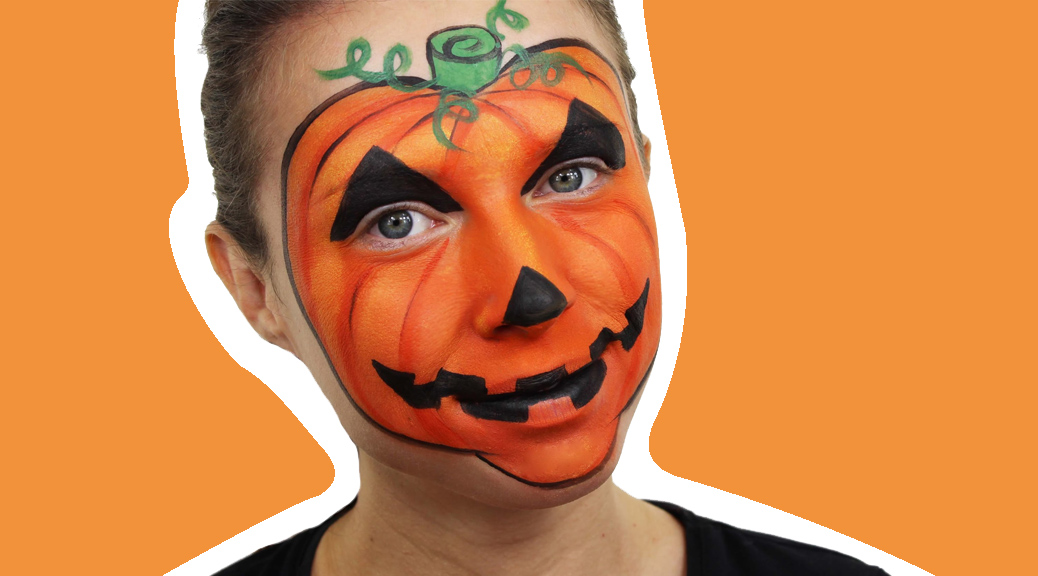 1038x576 Halloween Face Painting Guide - Pumpkin Face Painting