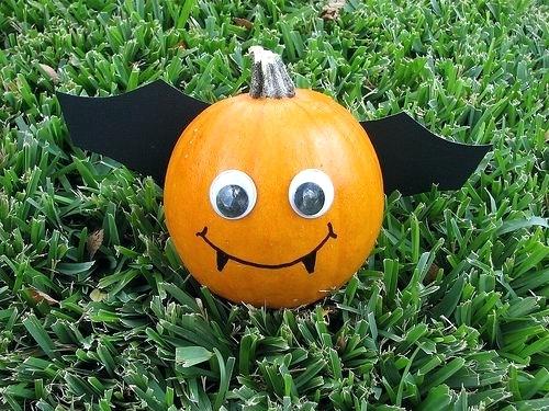 500x375 Halloween Pumpkin Painting Ideas Funnd Easy Ideas For Hosting - Pumpkin Painting For Kids