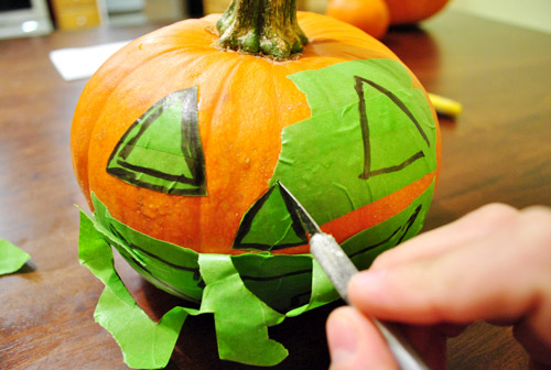 500x336 Four No Cut Pumpkin Decorating Ideas For Kids Young House Love - Pumpkin Painting For Toddlers