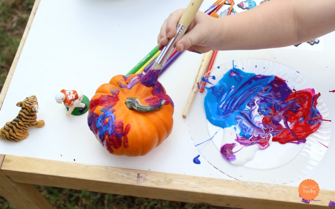 1080x675 Toddler Tales ~ Pumpkin Painting - Pumpkin Painting For Toddlers
