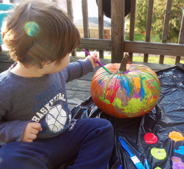 Pumpkin Painting For Toddlers at PaintingValley.com | Explore ...